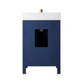 thumbnail image 6 of Shannon 24" Single Sink Bathroom Vanity White Stone Top in Blue No Mirror, 6 of 9