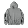 thumbnail image 7 of Chbgutlmr Hoodies for Men Long Sleeve Cropped Pullover Fall Loose Casual Plain Basic Workout Athletic Sweatshirts, 7 of 7