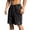 Black, variant on ZRGHAOYLQ Denim Shorts for Men Casual Button Front Patchwork Cargo Shorts Knee Length Summer Lightweight Relaxed Fit Streetwear for Daily