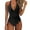 Black, variant on WEHUSE Women Slimming Tummy Control One Piece Swimsuit Sexy Bathing Suit