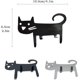 thumbnail image 3 of Gancho de pared decorativo, gancho adhesivo, juego de 2 lindos ganchos de pared con forma de gato para colgar llaves, 3 of 5