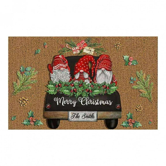 Gifts for Christmas Bidobibo Christmas Outdoor Doormat, Non-slip Christmas Welcome Mats for Front Door Outdoor Entrance 15.7x23.6 inch