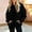 Black, variant on Womens Oversized Corduroy Corded Hoodies Long Sleeve Casual Pullover Tops with Pocket - Fall Winter Fashion Red XXL