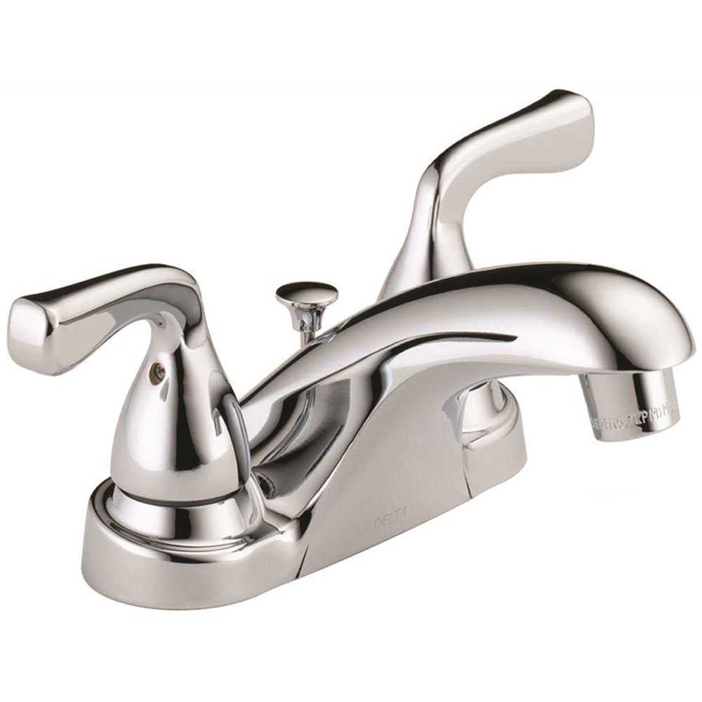 Delta B510LF-PPU-PRO Centerset Bathroom Faucet in Chrome 2-Pack for sale online 