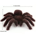 thumbnail image 2 of Halloween Realistic Hairy Fake Spiders, 3.7x4.5 inch Spiders Scary Joke Prank Toy for Halloween Decoration, Funny Halloween Fake Spiders Decoration (Dark Brown 4pcs), 2 of 9
