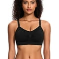 thumbnail image 2 of HBlife Wireless Bras for Women Comfortable Cami Bras Women's Bralettes No Underwire Adjustable Seamless Bra 4Pcs Sports Bra, 2 of 6
