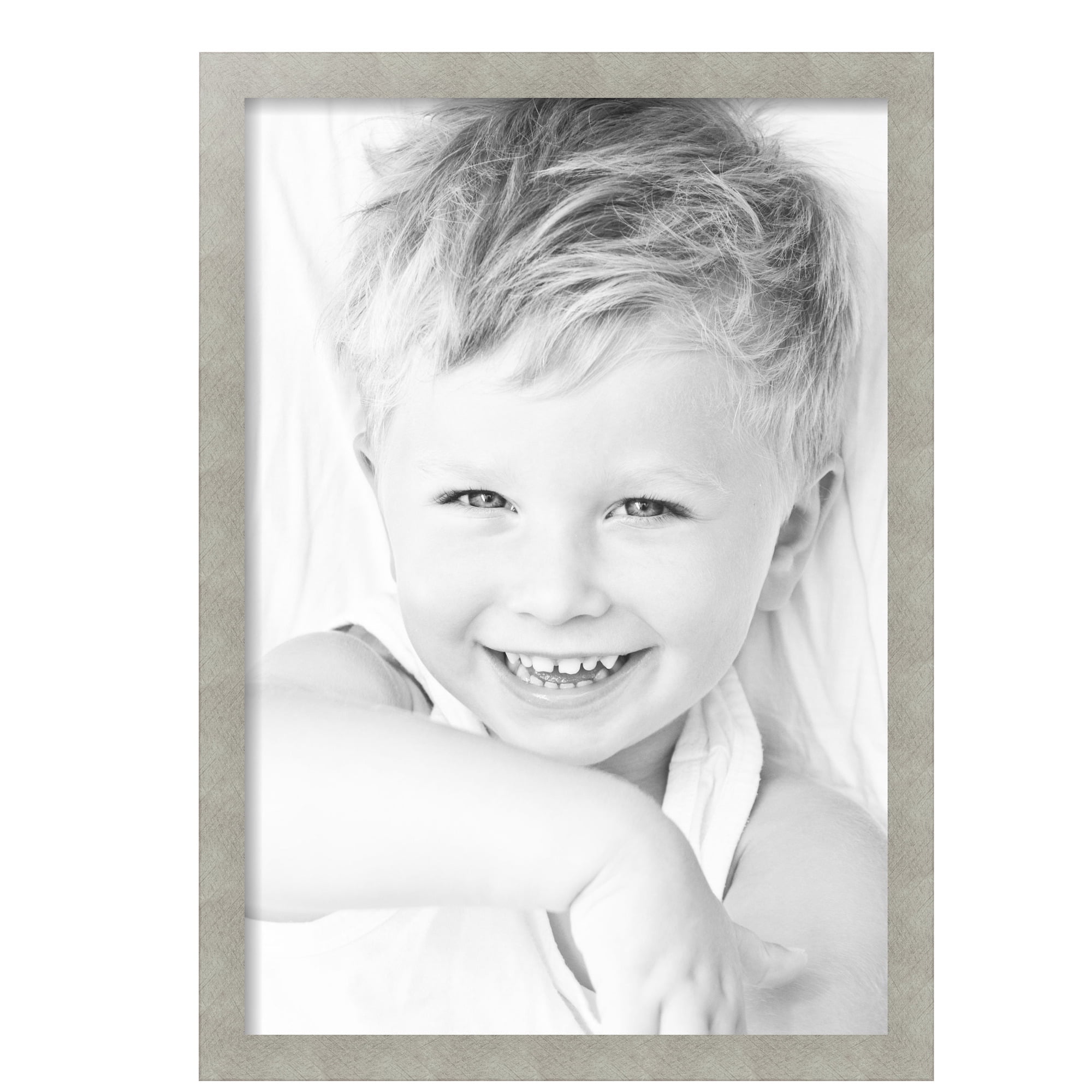 ArtToFrames 18" x 26" Classic Silver Picture Frame, 18x26 inch Gray MDF Poster Frame (WOM-4499), 3 Pack
