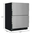 thumbnail image 4 of 23 in. Panel Ready Two-Drawer Refrigerator and Freezer (KM-BIR1D1F-PR), 4 of 10