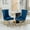 Blue, variant on Triple Elastic Cushion / Dinner Gathering / Easy Assembly