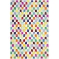 thumbnail image 2 of SAFAVIEH Studio Leather Clayton Geometric Area Rug, Ivory/Multi, 4' x 6', 2 of 5