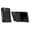 Black, variant on Case for iPhone Duo, Skin-Friendly Silicone Cover with Built-in Front Screen Protector, Kickstand Wristband Full Hinge Protection Shockproof Anti-Drop Phone Case, Gray