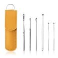 thumbnail image 2 of Guardurnaity 6 piezas de selección de orejas para el hogar, herramienta de eliminación de cera para interior, oficina, dormitorio, accesorios de limpieza Tratamientos faciales Amarillo Guardurnaity CE001427-01, 2 of 6