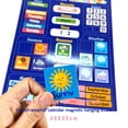 thumbnail image 4 of Wall Hanging Calendar for Kids Weather Season Month Date Learning Educational Toys for Home Preschool Kindergarten Classroom, 4 of 8