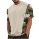 thumbnail image 1 of Camisetas de Manga Larga para Hombres, Camiseta Deportiva de Impresión Casual de Nueva Moda, Blusa de Cuello Redondo de Manga Corta, 1 of 9