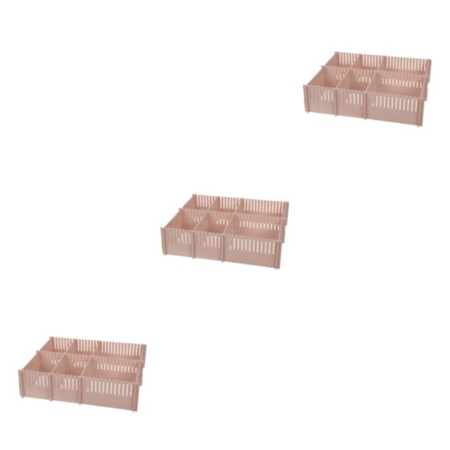 Toystoory Divisores de cajones resistentes y duraderos hechos con poliestireno Divisores de cajones de combinación libre ajustables Elegante Type1 NO1