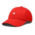 thumbnail image 5 of Dalix Lil Flower Embroidered Cotton Cap Outdoor Dad Hat Womens in Red, 5 of 5