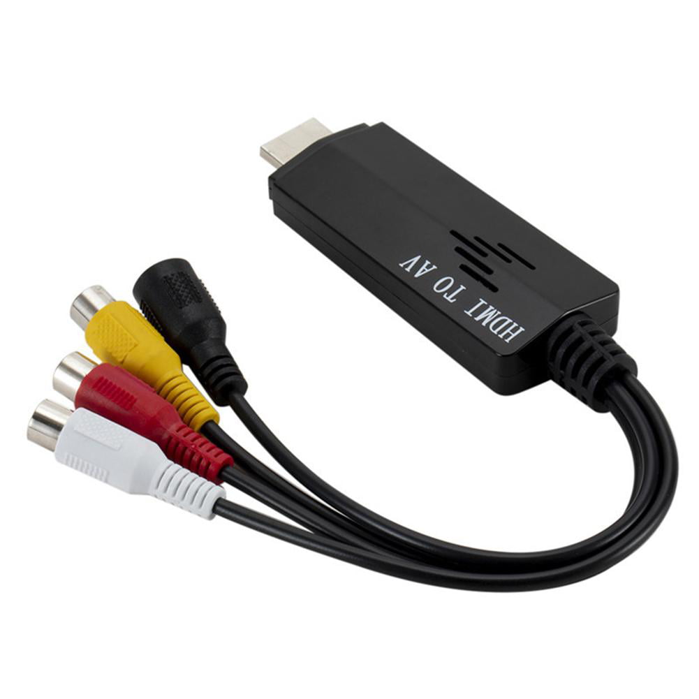 1080P HDMI to AV Convert Cable Male to 3RCA Composite Female Adapter Cord 