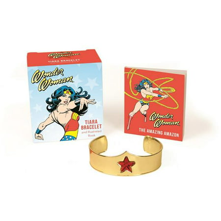 Wonder Woman Tiara Bracelet and Illustrated Book (Wonder Woman Best Graphic Novels)