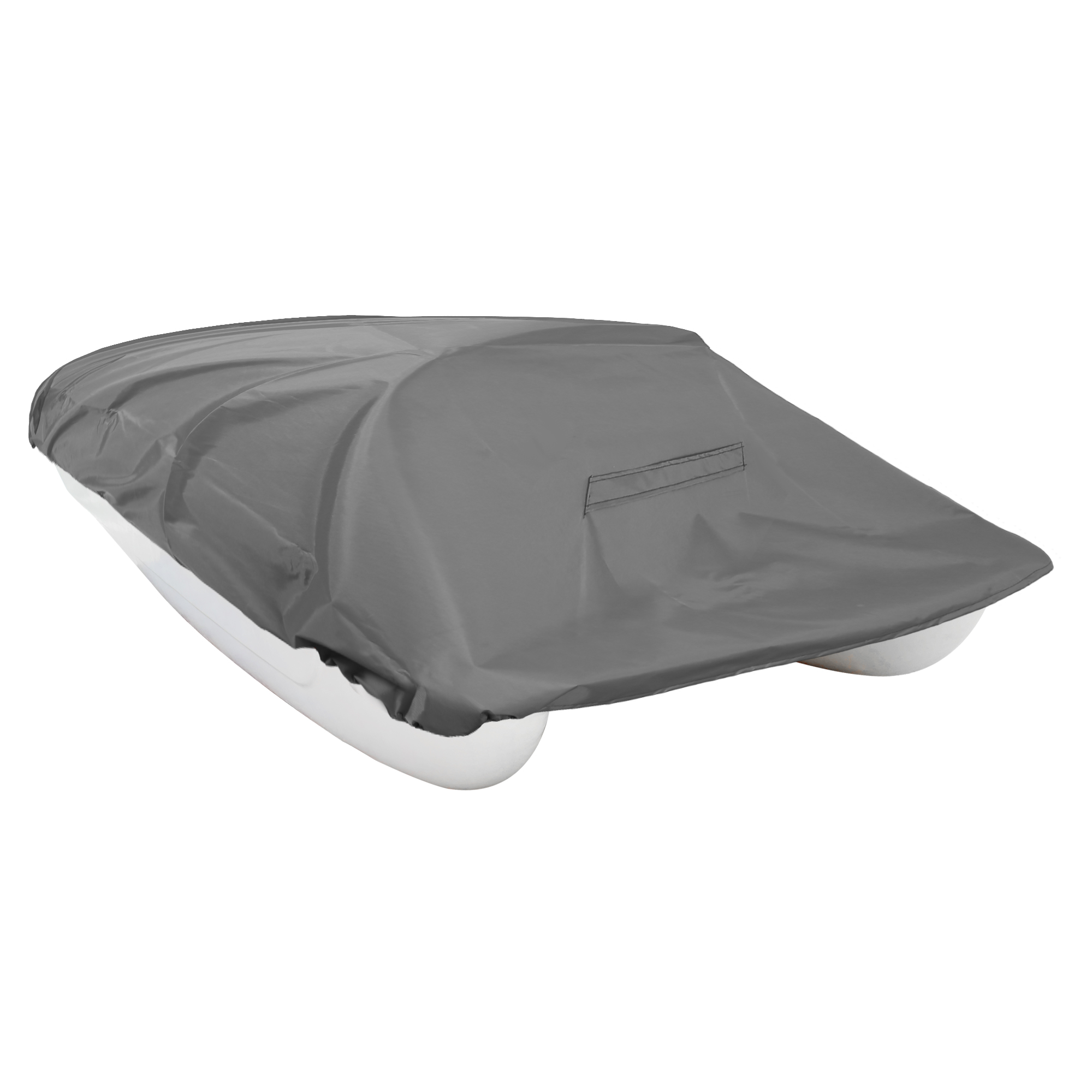 Gray 112.6"x79" 210D Pedal Boat Cover Waterproof for 3 or 5 Person