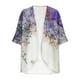 thumbnail image 5 of Cárdigan de manga larga para mujer, blusa informal estampada con bolsillo, abrigo tipo cárdigan para mujer, 5 of 5