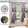 thumbnail image 3 of Yayeee Window Curtains Set of 2 for Living Room Light Filtering 63"x52", Grape Red Wine, 3 of 7