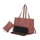 thumbnail image 2 of Bolso de mano para mujer, bolso para portátil, a prueba de fugas, bolsa térmica para alimentos fríos y calientes, lonchera grande Marrón, 2 of 9