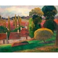thumbnail image 3 of Gauguin, Paul 14x12 Black Modern Framed Museum Art Print Titled - A Farm in Brittany, 3 of 5