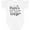 AA-White, variant on Inktastic Papa's Little Girl with Hearts Flower and Butterfly Girls Baby Bodysuit
