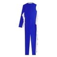 thumbnail image 6 of YiZYiF Women's Gymnastics Jumpsuit Single Sleeve Skating Dance Unitard Acrobatics Performance Costumes Blue XXL, 6 of 7