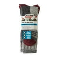 Genuine Dickies Men's Wool Thermal Steel Toe Crew Socks, 2Pack