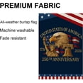 thumbnail image 4 of 250 Years America Garden Flag,250th Anniversary USA Patriotic Flag Double-Sided Flag with Eagle Liberty Bell Statue of Liberty,1776-2026 Commemorative,12 x 18 Inch, 4 of 7
