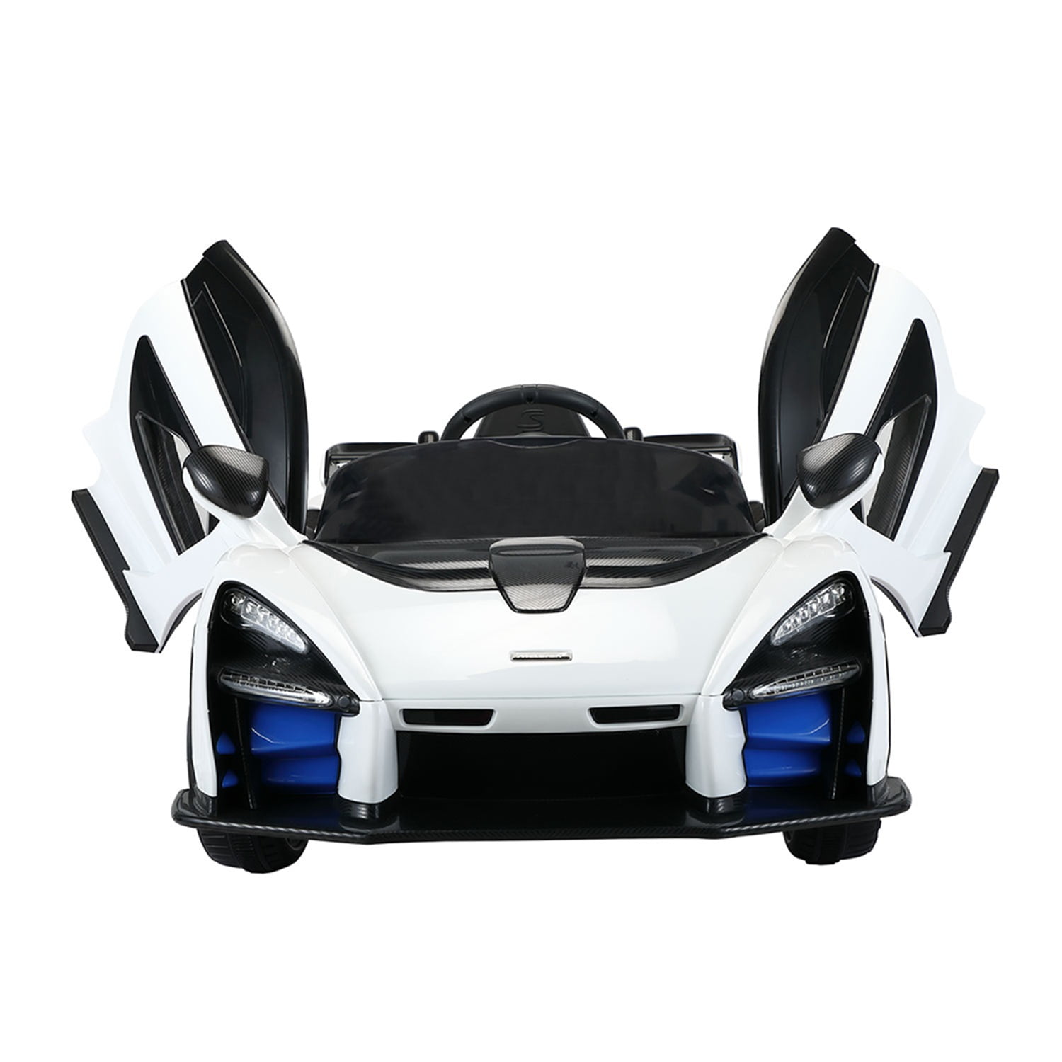CIPACHO 12 V Kids Electric Ride On Cars, Licensed Mclaren Roadster Battery Powered Sports Car Toy with 2 Speeds, Parent Control, Sound System, White CIPACHO 12 V Kids Electric Ride On Cars, Licensed Mclaren Roadster Battery Powered Sports Car Toy with 2 Speeds, Parent Control, Sound System, White