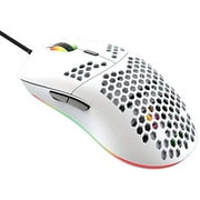 Wired Lightweight Gaming Mouse,6 RGB Backlit Mice with 7 Buttons Programmable Driver,6400DPI Computer Mouse,Ultralight