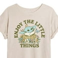 thumbnail image 3 of Star Wars - The Mandalorian Enjoy The Little Things  - Womens Oversized Graphic T-Shirt, 3 of 5
