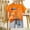 Orange, variant on SROBPTY Girls' Summer Outfit Sets Clothing,Kids Sets,Summer Thin Round Neck Short Sleeved Set Home Clothes Two-piece Set Cute Printed T-shirt+shorts