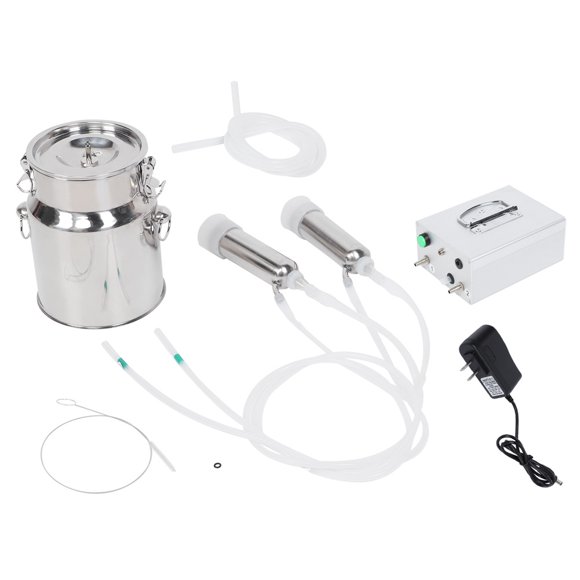 Petite Machine à Traire Machine à Traire Trayeuse Kit de Traite pour Vache, Machine à Traire Électrique, pour Chèvres Animaux Machine à Traire Électrique Mouton pour Vache Prise US