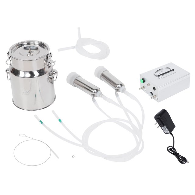 With Vacuum-Pulse Electric Milking Machine, Milking Machine Milker Cow Milking Kit, Animals For Goat Electric Milking Machine Sheep For Cow US Plug