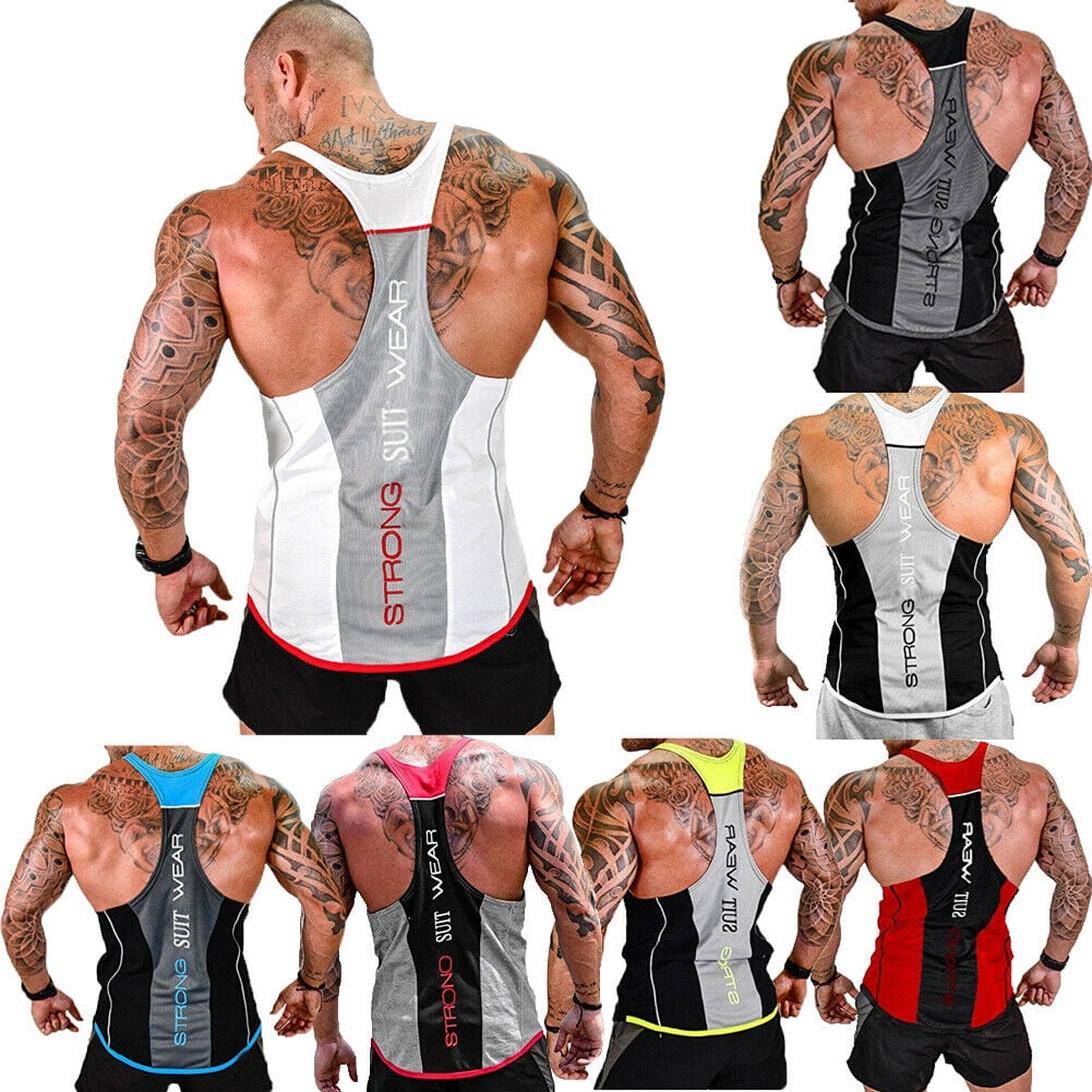 SHREDDERS GYM VEST STRINGER BODYBUILDING MUSCLE TRAINING TOP FITNESS SINGLET