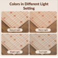 thumbnail image 7 of Design&I 5'x7' Washable Area Rug Checkered Dot Neutral Geometric Contemporary Plaid Beige Terracotta for Dining Room, Under Table, Home Office, Snag-Free, Skid-Resistant, 7 of 7