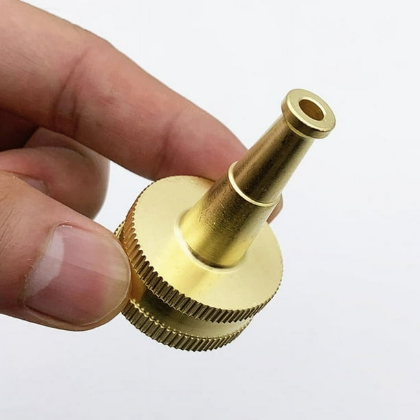 Boquilla para manguera de agua de jardín de 2 pulgadas, rociador, chorro, 7 GPM 80 PSI, entrada de rosca de 3/4 de pulgada, accesorio de alta presión, latón resistente, ajustable
