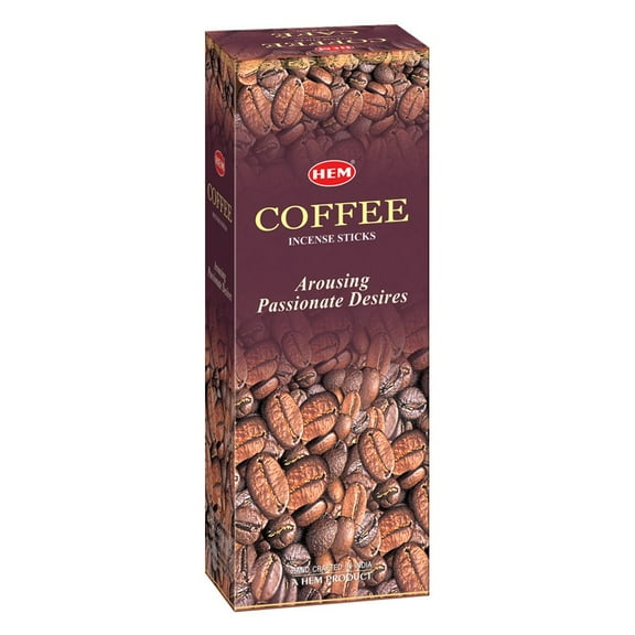 Hem Coffee Incense Sticks(9.3 cm X 6.0 cm X 25.5cm, Black)