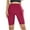Watermelon Red, variant on SwiftWear Women's High-Waisted Yoga Shorts with Pockets Tummy Support & Stretch Fit - 8" Workout Shorts for Gym, Errands & Home