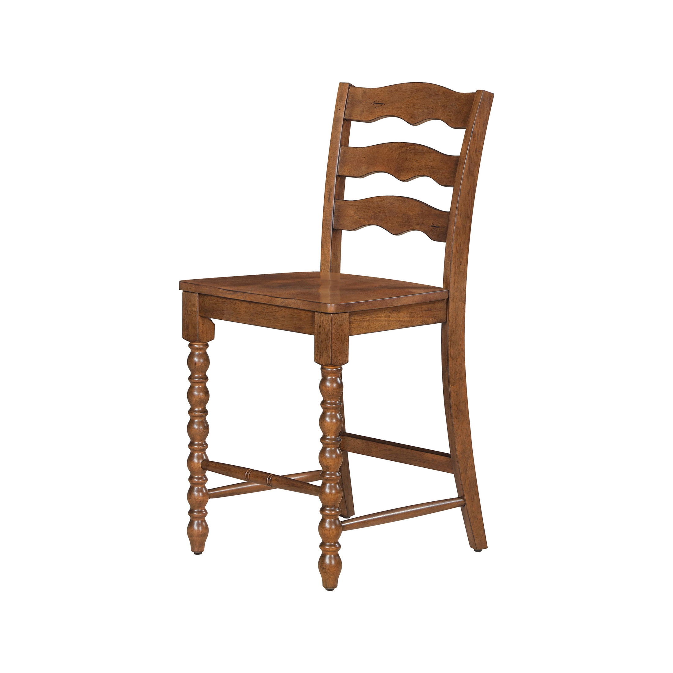 The Pioneer Woman Harper Counter-Height Wood Stools, 2 Pack, Homestead Brown