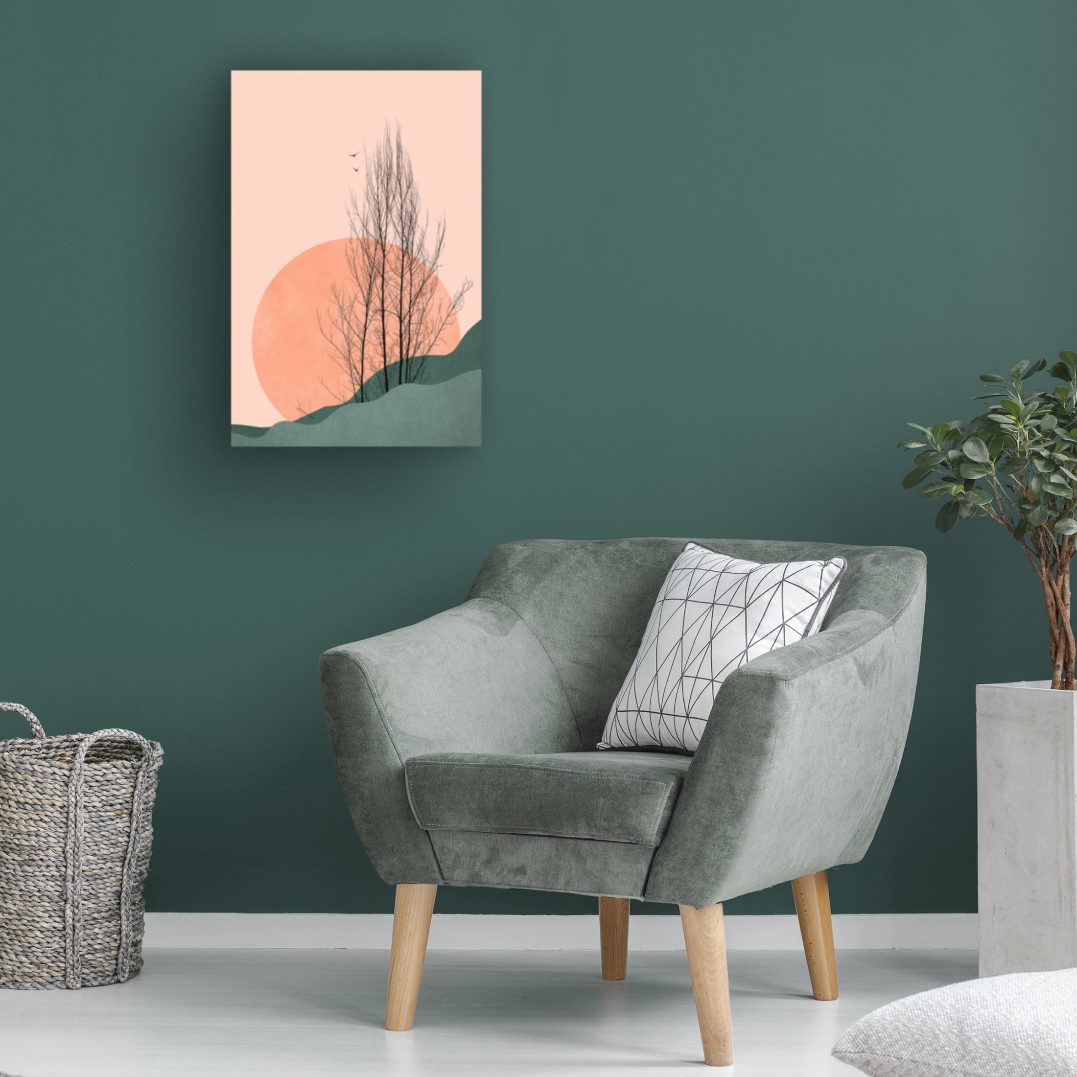 Trademark Fine Art Kubistika Sunset Memories Canvas Wall Art