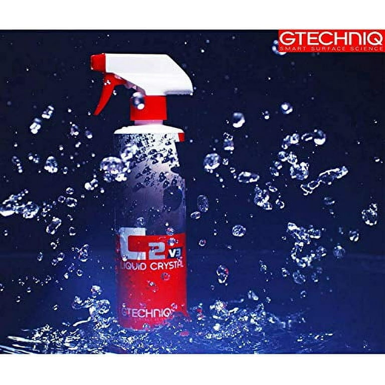 Gtechniq C2v3 Liquid Crystal - Revolutionary Easy Spray-On Polish, Dirt  Repellant, UV Ray Protection Glass-Like Finishing Shine - 500 ml + Free  16x16 Microfiber Towel 