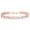 Rose Gold, variant on Soumake Shiny Rhinestone Inlaid Women Bracelet Adjustable Bangle For Party Anniversary Fashion
