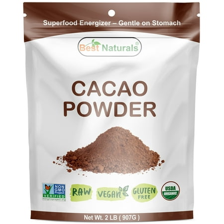 Best Naturals USDA Certified Organic Cacao Powder 2 Pound - Non-GMO Project (Best Two Week Cleanse)