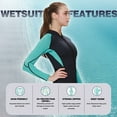 thumbnail image 5 of FLEXEL Women&Men Jacket Wetsuit 3mm Neoprene Wet suit for Surfing SKI Other Water Sports, 5 of 9
