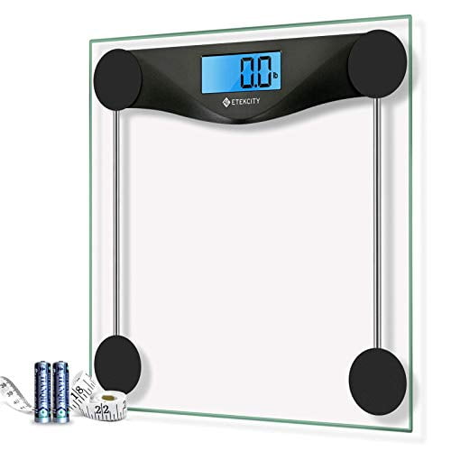 Etekcity Digital Body Weight Bathroom Scale With Body Tape Measure ...