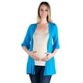 thumbnail image 5 of Maternity Open Front Elbow Sleeve Cardigan, 5 of 8